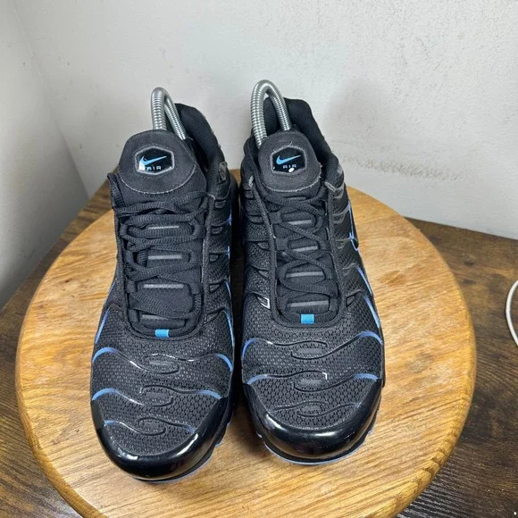 Nike Air Max Plus TN Black University Blue Mens Sneakers DM0032-005 Size 9